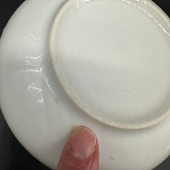 Vintage Childs Plate Bowl Set Blue Shoes Fred Roberts Interpur Japan Kitschy 70s - Picture 7 of 10